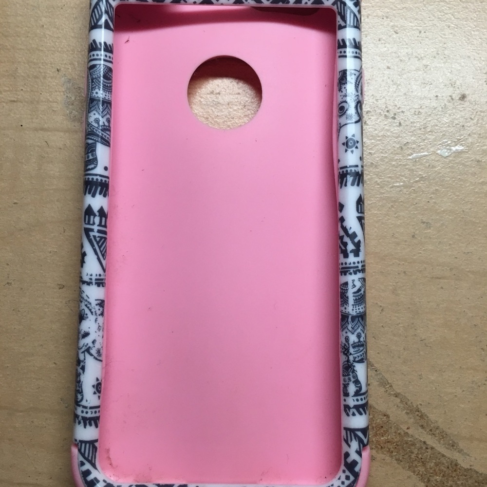 iPhone Pink Tribal Elephant Case